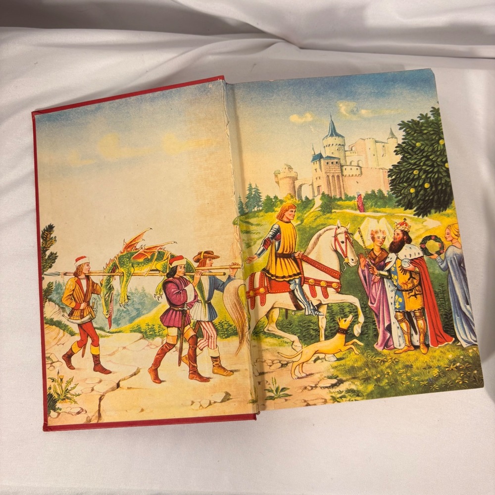 Vintage 1945 Grimms & Andersen Fairy Tales Grosset Dunlap Illustrated Set Szyk - Picture 5 of 12